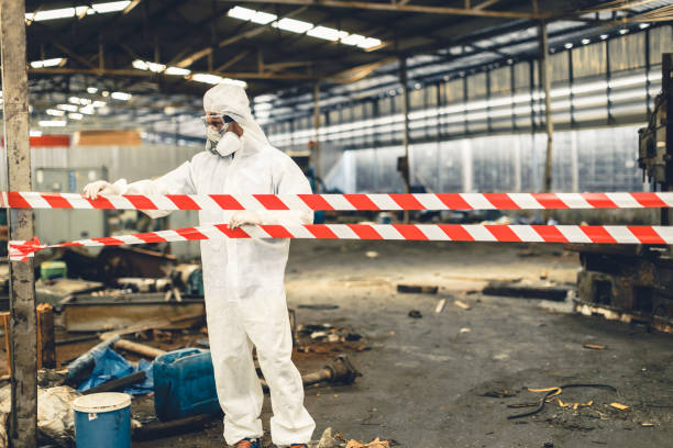 Professional Biohazard technician working in Denio, NV